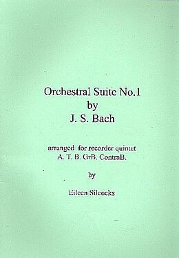 Johann Sebastian Bach Notenblätter Orchestral Suite BWV1066