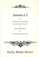 Pier Franceso Cavalli Notenblätter Sonata à 3
