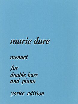 Marie Dare Notenblätter Menuet