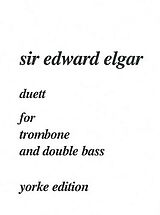 Edward Elgar Notenblätter Duett for trombone and