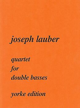 Joseph Lauber Notenblätter Quartet for 4 double basses