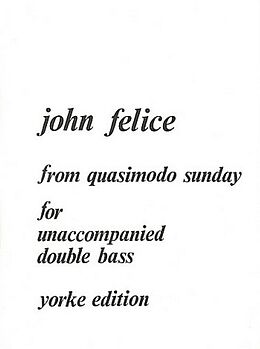 John Felice Notenblätter From Quasimodo Sunday