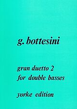 Giovanni Bottesini Notenblätter Gran duetto no.2 for double