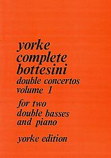 Giovanni Bottesini Notenblätter Double Concertos vol.1