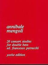 Annibale Mengoli Notenblätter 20 Concert Studies