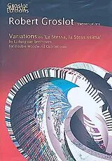 Ludwig van Beethoven Notenblätter Variations on La stessa la stessissima