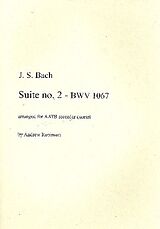 Johann Sebastian Bach Notenblätter Suite no.2 BWV1067