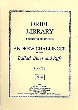 Andrew Challinger Notenblätter Ballad, Blues and Riffs for