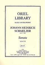 Johann Heinrich Schmelzer Notenblätter Sonata