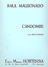 Raul Maldonado Notenblätter Candombe pour 3 guitares