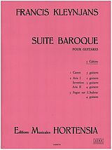 Francis Kleynjans Notenblätter Suite Baroque/Fugue Sur LAubrac - vol.3