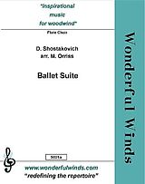 Dimitri Schostakowitsch Notenblätter Ballet Suite for 4 flutes (bass flute ad lib)