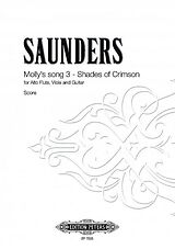 Rebecca Saunders Notenblätter Mollys song 3 - Shades of Crimson
