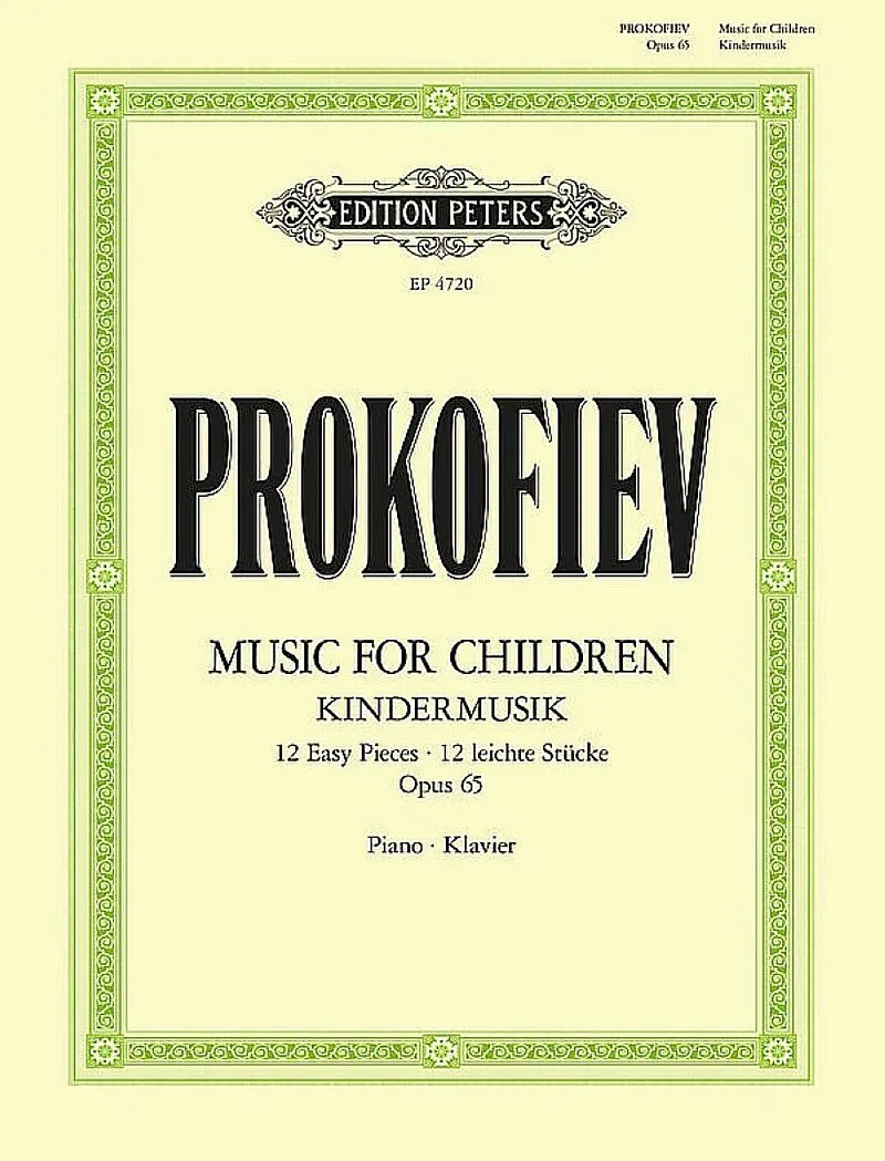 Music for Children: 12 easy pieces for Piano (1935) für Klavier solo op. 65 -Kindermusik-