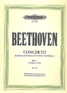 Ludwig van Beethoven Notenblätter Konzert C-Dur Nr.1 op.15 für Klavier und Orchester