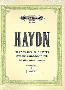 Franz Joseph Haydn Notenblätter 30 berühmte Streichquartette Band 2