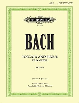 Johann Sebastian Bach Notenblätter Toccata und Fuge d-Moll BWV565