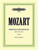 Wolfgang Amadeus Mozart Notenblätter Sinfonia concertante Es-Dur KV364 für Violine, Viola und Orchester