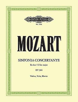 Wolfgang Amadeus Mozart Notenblätter Sinfonia concertante Es-Dur KV364 für Violine, Viola und Orchester