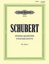 Franz Schubert Notenblätter Streichquartette Band 1