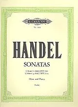 Georg Friedrich Händel Notenblätter Sonaten c-Moll HWV366 und g-Moll HWV364a