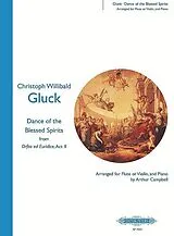 Christoph Willibald Gluck Notenblätter Dance of the blessed spirits
