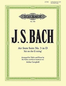 Johann Sebastian Bach Notenblätter Air on the G String