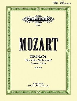 Wolfgang Amadeus Mozart Notenblätter Eine kleine Nachtmusik KV525 Serenade