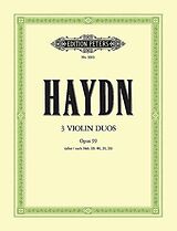Franz Joseph Haydn Notenblätter 3 Duos op.99