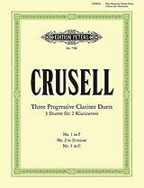Bernhard Henrik Crusell Notenblätter 3 progressive clarinet duets