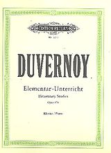 Geheftet Elementarunterricht für Anfänger op. 176 von Jean Baptiste Duvernoy, Adolf Ruthardt