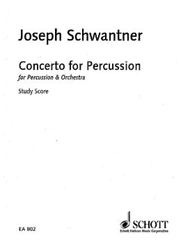 Joseph Schwantner Notenblätter Konzert