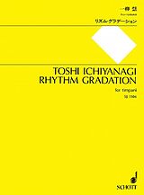 Toshi Ichiyanagi Notenblätter Rhythm Gradation