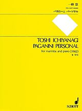Toshi Ichiyanagi Notenblätter Paganini Personal (1982)