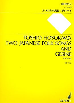 Geheftet Two Japanese Folk Songs and Gesine von Toshio Hosokawa