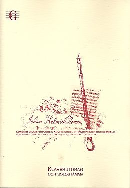 Johan Helmich Roman Notenblätter Konsert D-Dur foer oboe damore