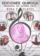 Manuel) Quiroga (Lopez-Quiroga Notenblätter Rosa y clavel