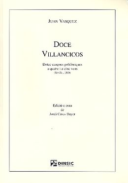 Juan Vasquez Notenblätter 12 Villancicos