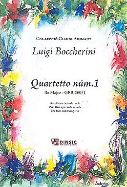 Luigi Boccherini Notenblätter Quartett D-Dur op.5,1 GER260,1