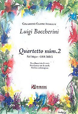 Luigi Boccherini Notenblätter Quartett G-Dur op.5,2 GER260,2