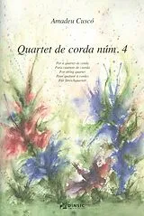 Amadeu Cuscó Panadés Notenblätter Quartet de corda no.4