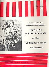 Christian Bruhn Notenblätter Mädchen aus dem Odenwald