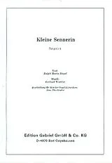 Gerhard Winkler Notenblätter Kleine Sennerin