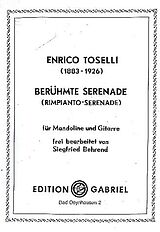 Enrico Toselli Notenblätter Berühmte Serenade