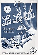 Heino Gaze Notenblätter La-Le-Lu für Gesang und Klavier