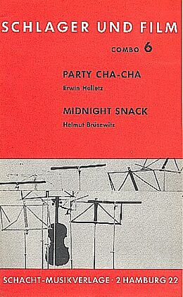  Notenblätter Party Cha-Cha und Midnight Snack