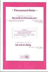  Notenblätter Du musst ein Schwein sein und