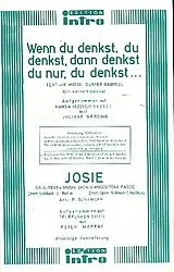  Notenblätter Wenn du denkst du denkst und Josie
