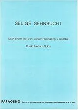Friedrich Gulda Notenblätter Selige Sehnsucht
