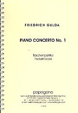 Friedrich Gulda Notenblätter Konzert Nr.1 für Klavier und Orchester